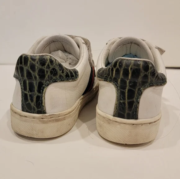 Gucci slip on ace sneaker white with web